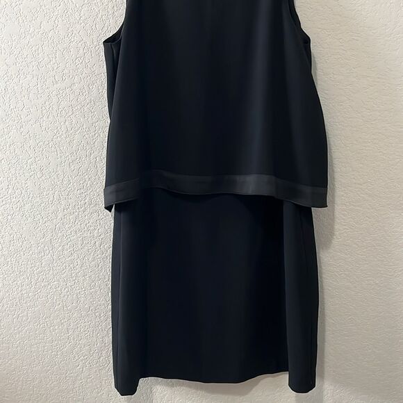 TRINA TURK Alaina Sleeveless Popover Dress, Black, Size 6 - Picture 4 of 11